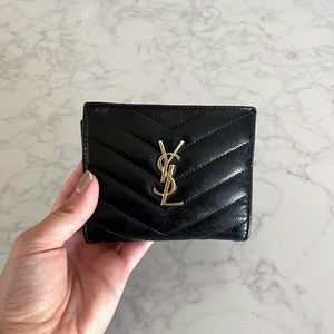 Black YSL Wallet